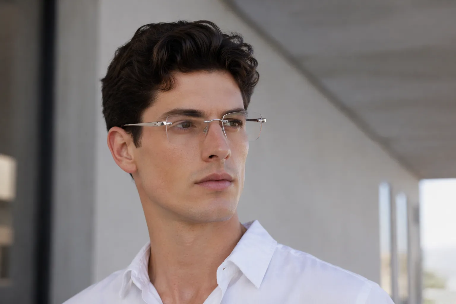 BL rimless titanium eyeglasses wholesale